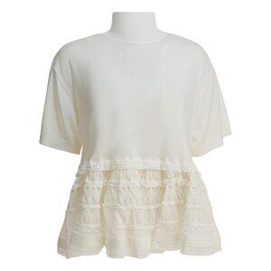 Alaïa Virgin Wool T-Shirt Tag Size 36 Women